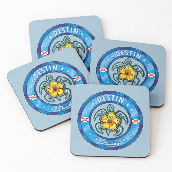 Item preview, Destin Florida sea turtle hibiscus designed and sold by studioss76.