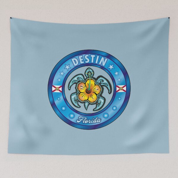 Item preview, Destin Florida sea turtle hibiscus designed and sold by studioss76.