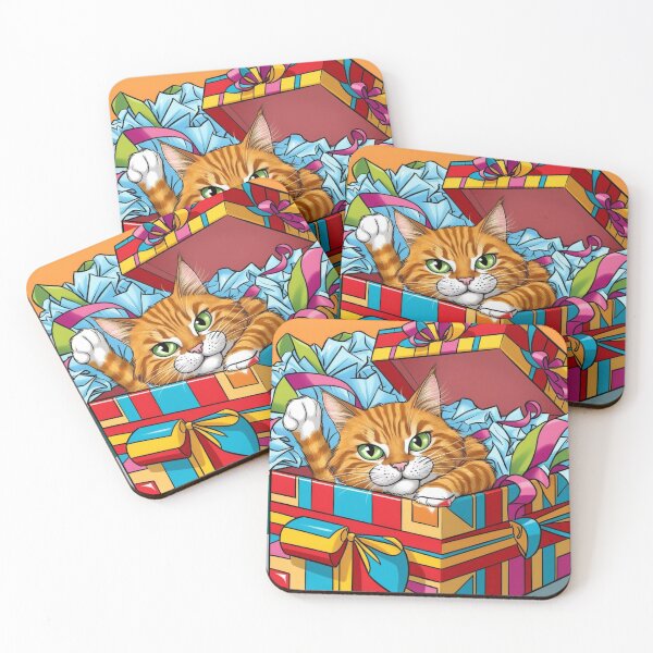 Item preview, Cat's Gift Surprise designed and sold by FurRealArt.