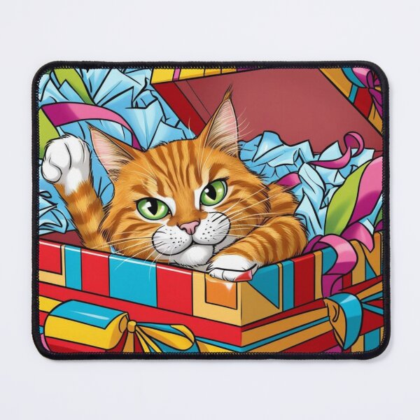 Item preview, Cat's Gift Surprise designed and sold by FurRealArt.