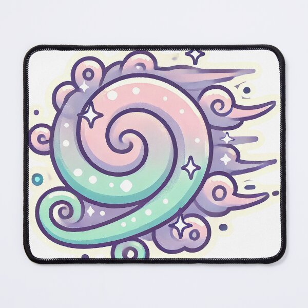 Item preview, Pastel Wind Gust Swirl Art designed and sold by pixelpopplanet.
