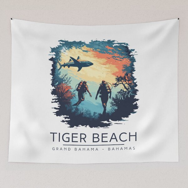 Item preview, Tiger Beach - Bahamas  designed and sold by StudioRedKoala.