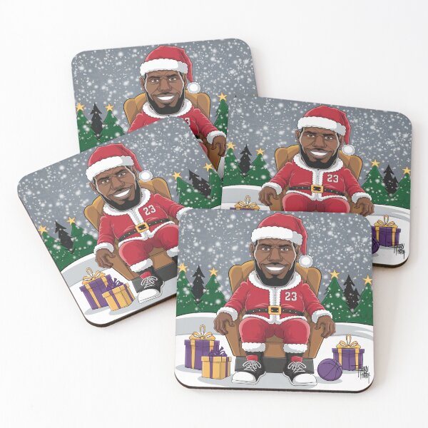 Item preview, Lebron James Santa - Lebron James brings the gifts this christmas. Perfect xmas gifts designed and sold by Fanaticos.