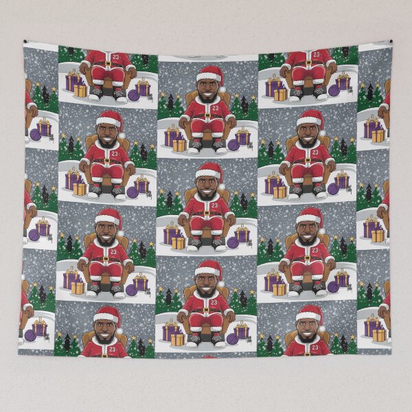 Item preview, Lebron James Santa - Lebron James brings the gifts this christmas. Perfect xmas gifts designed and sold by Fanaticos.