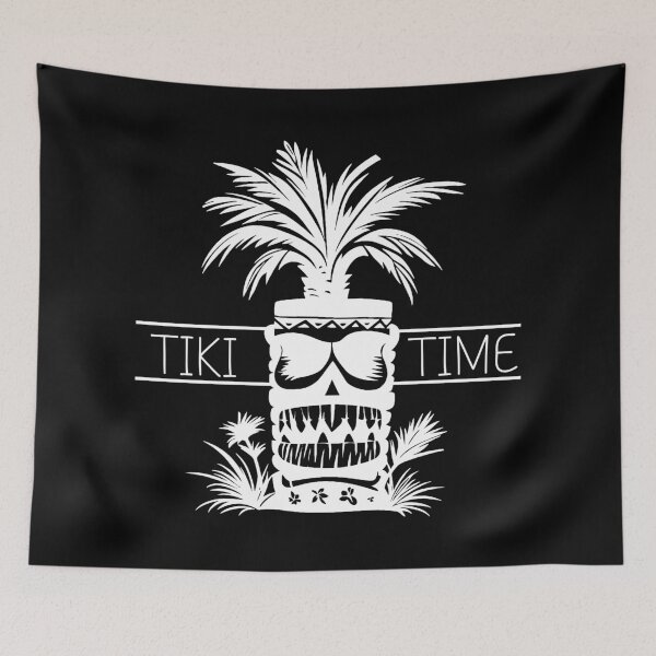 Item preview, Tiki Time (with White Lettering) designed and sold by VelvetRoom.