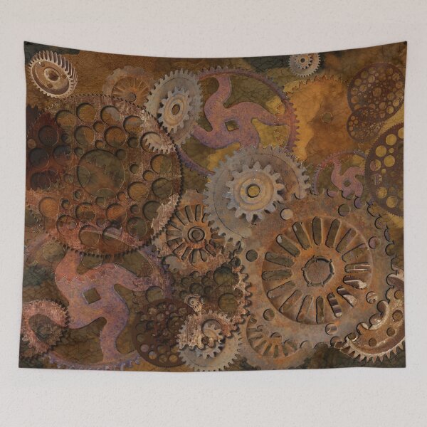 Item preview, Steampunk Gears and Cogs design designed and sold by Skye Ryan-Evans.