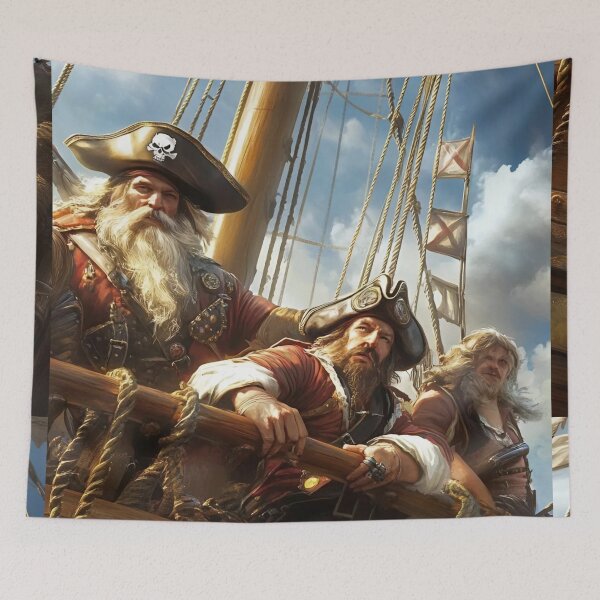 Item preview, Gazing at the Horizon: The Captain and His Crew" designed and sold by Reina75.