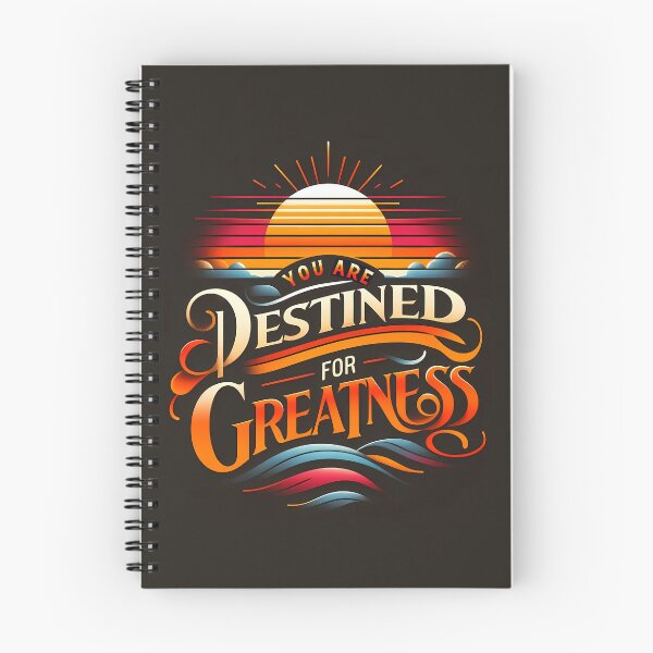 Item preview, Destined for Greatness, typography designed and sold by maxmaj.