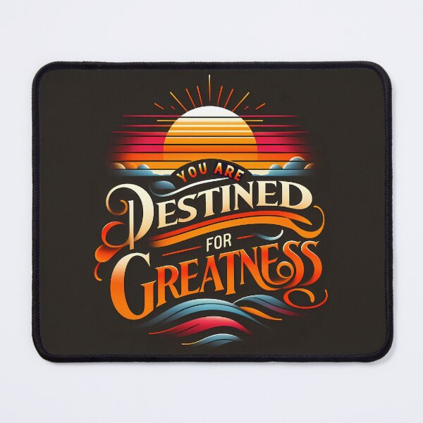 Item preview, Destined for Greatness, typography designed and sold by maxmaj.