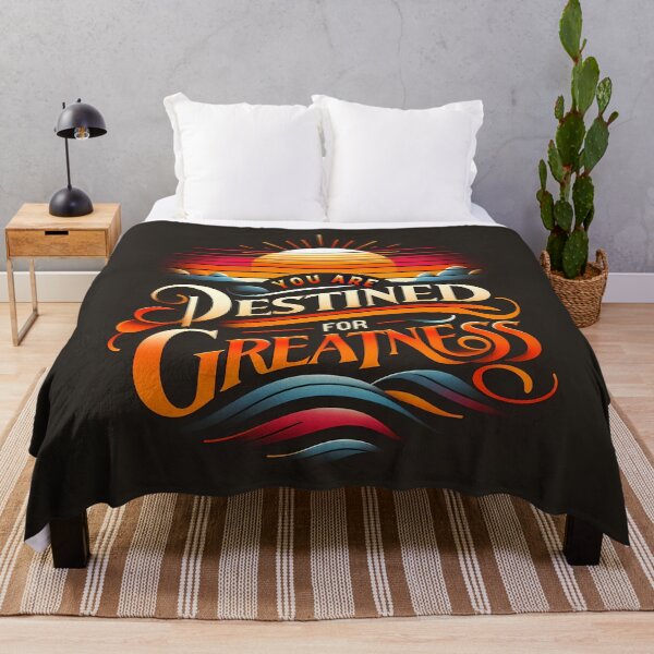 Item preview, Destined for Greatness, typography designed and sold by maxmaj.