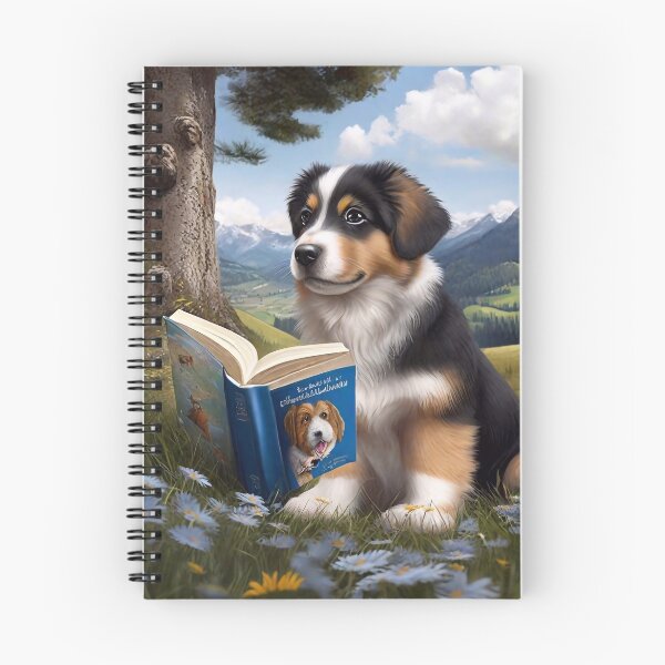 Item preview, The dog is reading a book designed and sold by M-Y-A-R-T-.