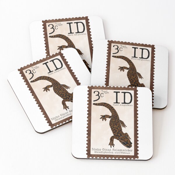 Item preview, Idaho State Amphibian: Idaho Giant Salamander Postage Stamp designed and sold by Marguerite Artistry.