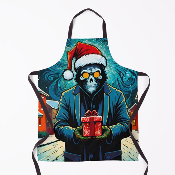 Item preview, Christmas Skeleton Bearing a Festive Gift designed and sold by GrizzlyCollective.