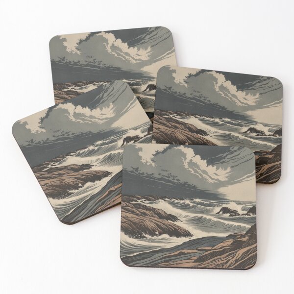 Item preview, Turbulent Skies Over Rugged Shores designed and sold by MyriadVoices.