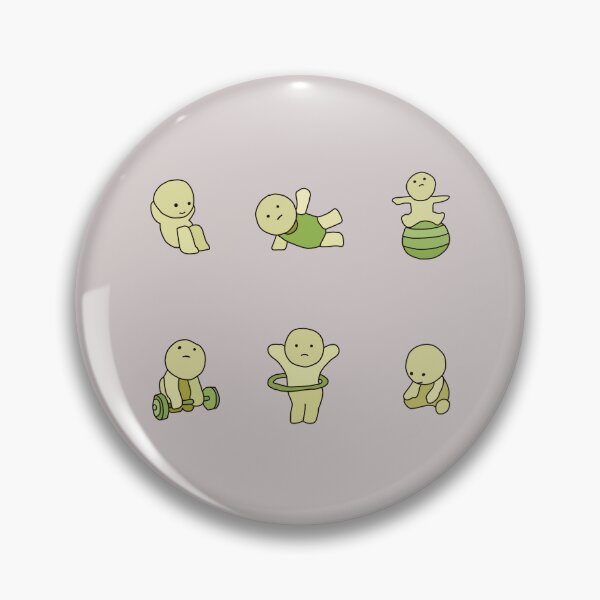 Item preview, Smiski Exercising  designed and sold by lalashellsArt.