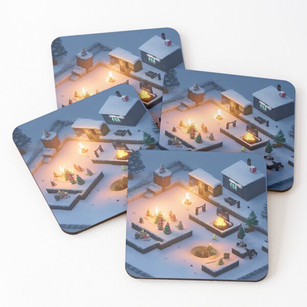 Item preview, Frozen Township Covered in Icy Beauty designed and sold by GrizzlyCollective.