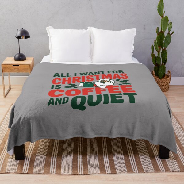 Item preview, All I want for christmas is coffee and quiet designed and sold by FriendlyLlama.