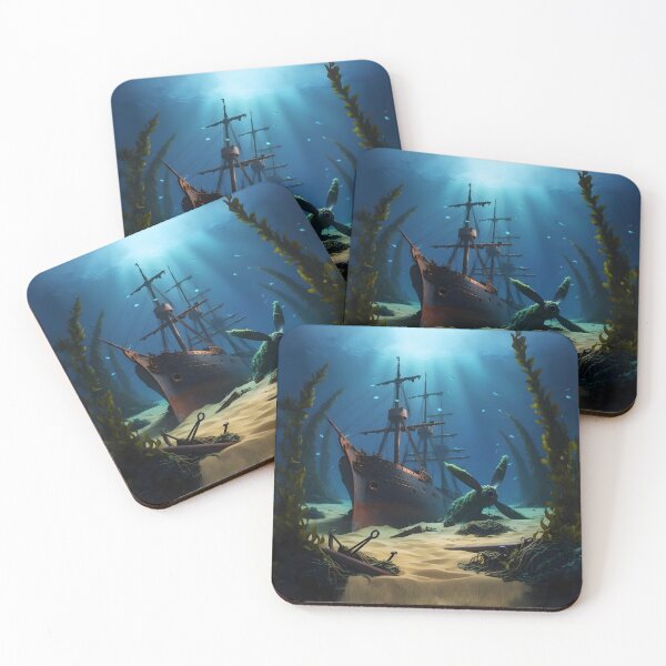 Item preview, sailing ship sunk at sea / ocean 2 designed and sold by AA-designstore.