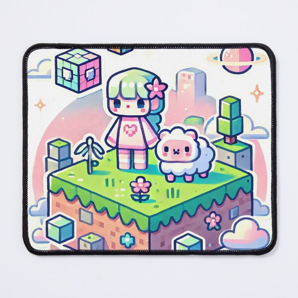 Item preview, Cute Pixel Art Island with Pastel Characters designed and sold by pixelpopplanet.