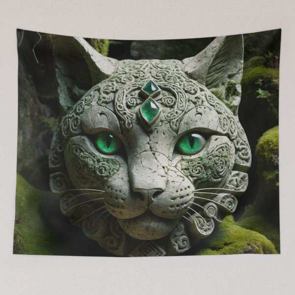 Item preview, Ancient Guardian Cat of Eternity designed and sold by RebelPaintBrush.