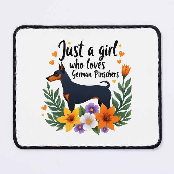 Item preview, Just A Girl Who Loves German Pinschers designed and sold by printmala.