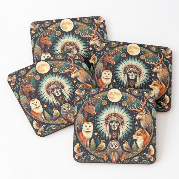 Item preview, Forest Friends of the Spirits designed and sold by nikkolaus.