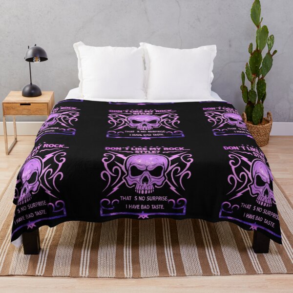 Item preview, Edgy Purple Rock Skull Art Design designed and sold by Yas_oma.