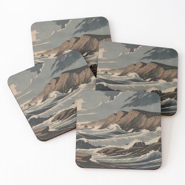 Item preview, Nature’s Power: Coastal Elegance in Earthy Tones designed and sold by MyriadVoices.