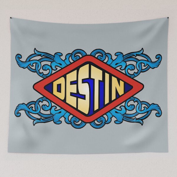 Item preview, Destin FL Florida emblem retro sign designed and sold by studioss76.
