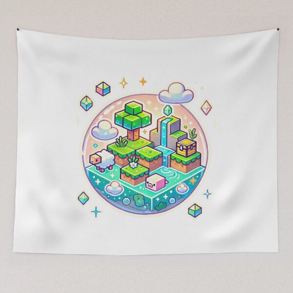 Item preview, Cute Isometric Pixel Art Island Adventure designed and sold by pixelpopplanet.