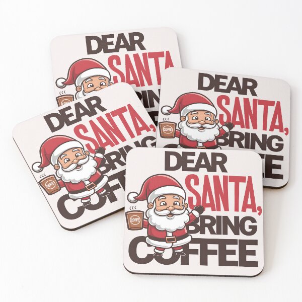 Item preview, Dear santa bring coffee designed and sold by FriendlyLlama.
