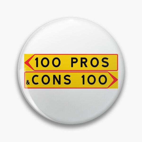 Item preview, Pros and cons designed and sold by ALF2023.