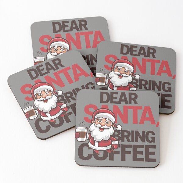 Item preview, Dear santa bring coffee designed and sold by FriendlyLlama.