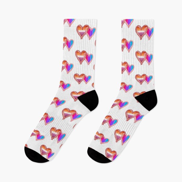 Item preview, Interlocking Pride Hearts – Androgynous Flag and Lesbian Flag designed and sold by Travelslightly.