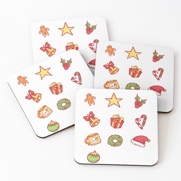 Item preview, Christmas Sticker Set RED designed and sold by Gabby Powell.