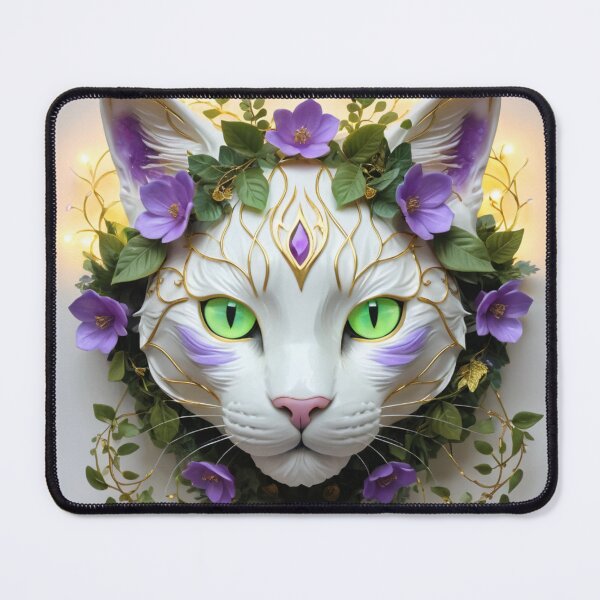 Item preview, Porcelain Forest Cat designed and sold by RebelPaintBrush.