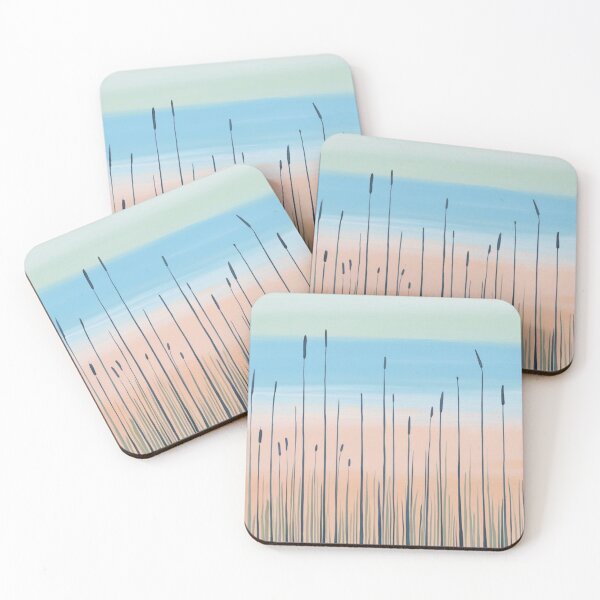 Item preview, Pastel Dawn: A Tranquil Minimalist Landscape designed and sold by MyriadVoices.