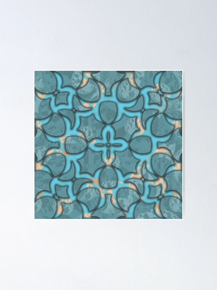 Thumbnail 1 of 3, Poster, Abstract pattern designed and sold by Snaret.