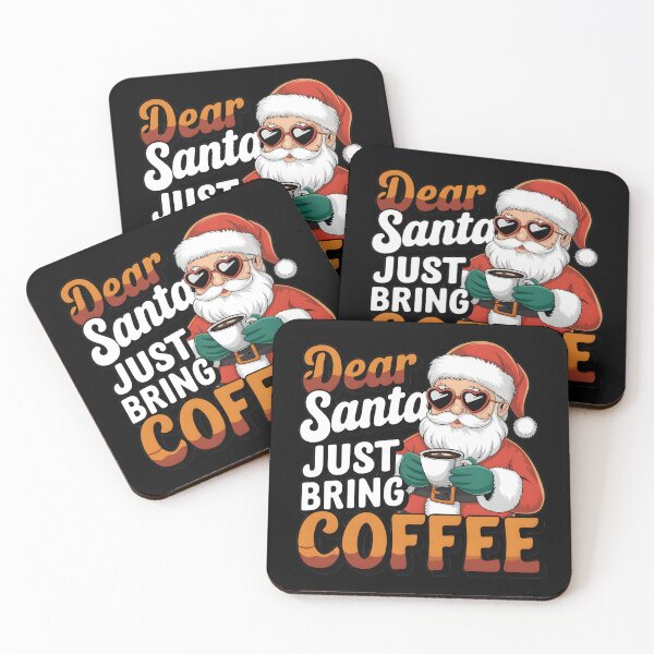 Item preview, Dear santa bring coffee designed and sold by FriendlyLlama.