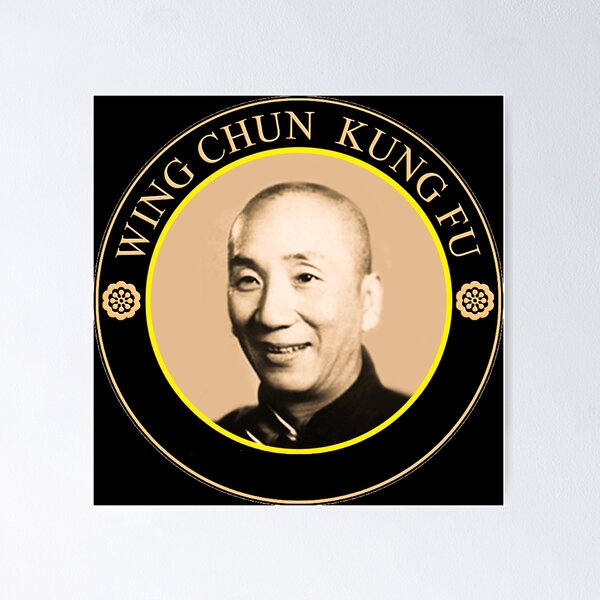Vista previa del artículo con la obra «Wing Chun Kung Fu Artes marciales Ip Man en el círculo», diseñado y vendido por niksy.