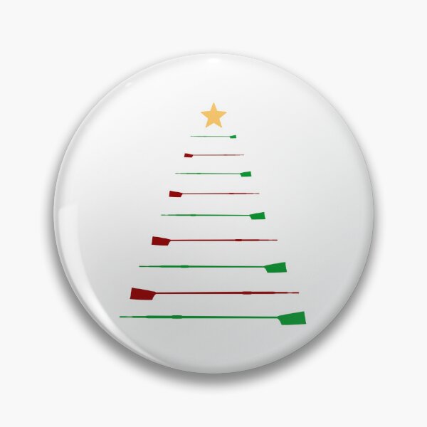 Item preview, Rowing Oar Holiday Tree Funny Rowing designed and sold by StrokeOfGeniusR.