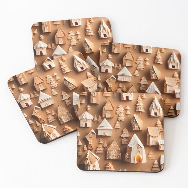 Item preview, Origami Art - Sweet Havens: A Gingerbread Village designed and sold by ArtfulFolds.