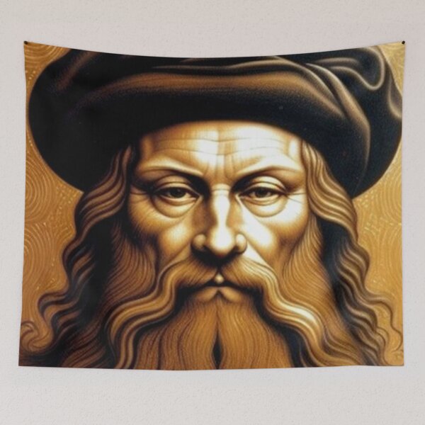Item preview, Leonardo Da Vinci Portrait designed and sold by TheDarkWardrobe.