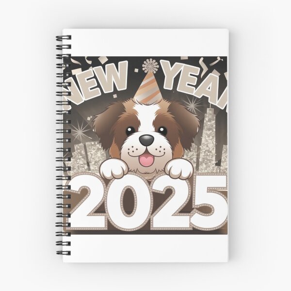 Item preview, St Bernard Party Time: Welcome 2025 designed and sold by NeatThingLover.