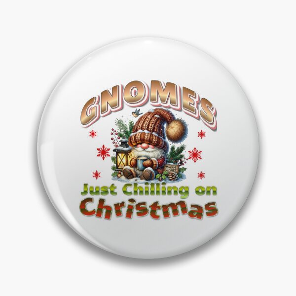 Item preview, Gnomes, Just Chilling on Christmas Design designed and sold by Raise2Shine.