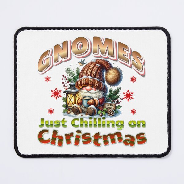 Item preview, Gnomes, Just Chilling on Christmas Design designed and sold by Raise2Shine.