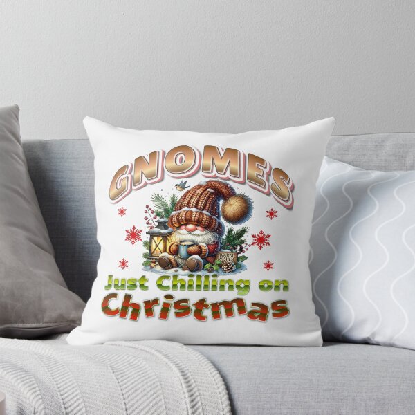 Item preview, Gnomes, Just Chilling on Christmas Design designed and sold by Raise2Shine.