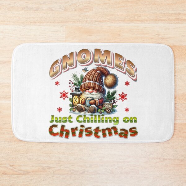Item preview, Gnomes, Just Chilling on Christmas Design designed and sold by Raise2Shine.