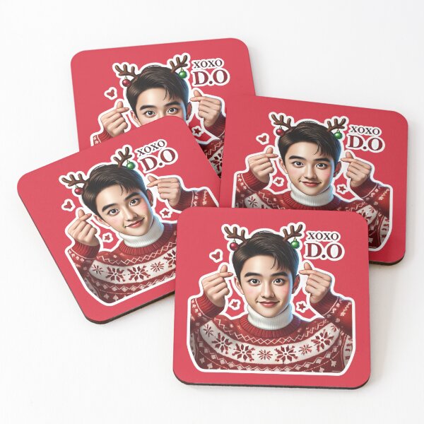 Item preview, D.O. Holiday Sticker | XOXO Festive Collectible for EXO-Ls designed and sold by DEEPDesignsART.