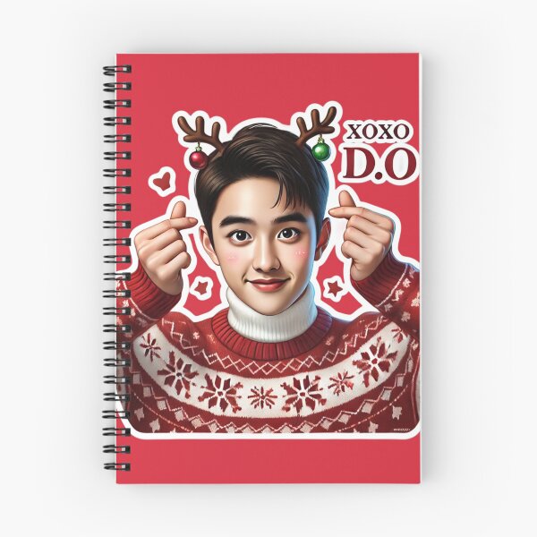Item preview, D.O. Holiday Sticker | XOXO Festive Collectible for EXO-Ls designed and sold by DEEPDesignsART.
